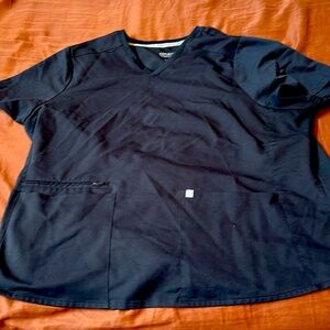 Black fabletics scrub top- women